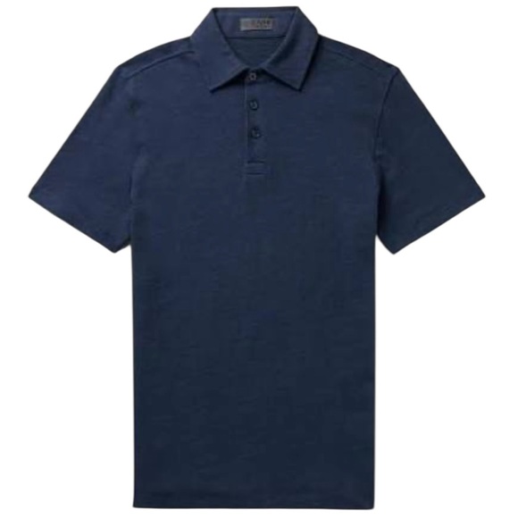 G/Fore Twilight Blue Clubhouse Slub Cotton Golf‎ Polo Shirt Size XXL NWT